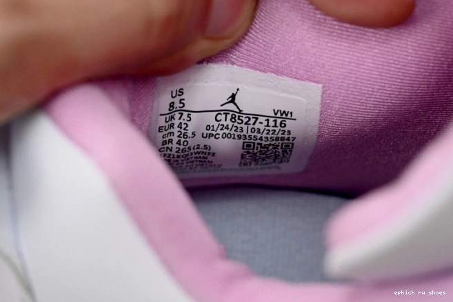 Rep Retro CT8527-116 White 4 Pink Jordan 0807